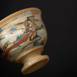 Buddha Stones Dunhuang Flying Apsaras Ceramic Gaiwan Sancai Teacup Kung Fu Tea Cup With Lid Cup BS 5