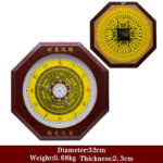 Buddha Stones Feng Shui Bagua Map Balance Energy Map Wall Clock Bagua Map BS Bagua Map&Wall Clock 32cm