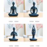 Buddha Stones Abstract Yoga Meditation Exercise Ceramics Spiritual Figurine Sculpture Decoration Decorations BS 7