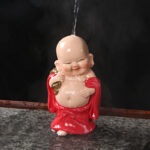 Buddha Stones Color Changing Laughing Buddha Resin Tea Pet Wealth Home Figurine Decoration Decorations BS 15