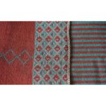 Buddha Stones Tibetan Shawl Striped Diamond Pattern Winter Warm Soft Scarf Tibetan Shawl BS 8