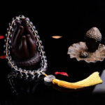 Buddha Stones Natural White Crystal Lotus Wrist Mala Meditation Tassels Pocket Mala Car Decoration Wrist Mala&Decorations BS 1