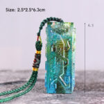 Buddha Stones Feng Shui Handmade Liuli Crystal Art Piece Home Office Decoration Decorations BS Small Without Crystal Base
