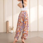 Buddha Stones Simple Design Trousers Sports Fitness Yoga Women's Yoga Pants Pants BS 7