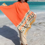 Buddha Stones Tibetan Shawl Colorful Geometry Winter Cozy Travel Scarf Wrap Tibetan Shawl BS 37