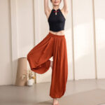 Buddha Stones Simple Design Trousers Sports Fitness Yoga Women's Yoga Pants Pants BS 2