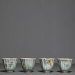 Buddha Stones Loquat Dogwood Hawthorn Morning Glory Ceramic Teacup Kung Fu Tea Cup Cup BS 14