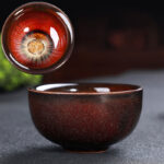 Buddha Stones Colorful Ceramic Teacup Home Office Tea Cups Cup BS 36