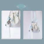 Buddha Stones Handmade Embroidered Flowers Canvas Tote Shoulder Bag Handbag Bag BS 28