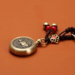 Buddha Stones 12 Chinese Zodiac Blessing Wealth Fortune Keychain Key Chain BS 10