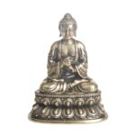 Buddha Stones Tathagata Buddha Serenity Copper Statue Decoration Decorations BS 8