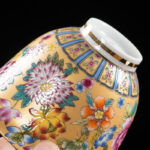 Buddha Stones Peony Flowers Ceramic Gaiwan Sancai Teacup Kung Fu Tea Cup And Saucer With Lid Cup BS 5
