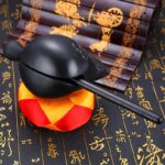 Buddha Stones Koi Fish Pattern Mindfulness Buddhist Temple Mokugyo Wooden Fish Drum Wooden Fish Drum BS 1