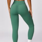 Buddha Stones Women Short Sleeve T-Shirt Top High Waist Leggings Pants For Sports Yoga 2-Piece Outfit BS 92