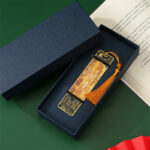 Buddha Stones A Panorama of Rivers and Mountains Metal Hollow Bookmarks Tassel With Gift Box (Extra 30% Off | USE CODE: FS30) Bookmarks BS 4