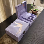 Buddha Stones Purple Phoenix Jewelry Box Organizer Two-Layer Jewelry Storage Box Flannel Box Jewelry Box BS Phoenix 23cm*19cm*9cm