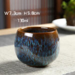 Buddha Stones Multicolor Ceramic Teacup Ocean Wave Tea Cups Cup BS Blue