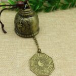 Buddha Stones Feng Shui Buddha Koi Fish Dragon Elephant Wind Chime Bell Luck Wall Hanging Decoration Decorations BS 13