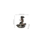 Buddha Stones Lotus Buddha Hand Auspicious Clouds Pattern Meditation Resin Backflow Incense Burner Incense Burner BS 9