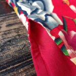 Buddha Stones Ethnic Red Flower Peony Frog-Button Cotton Linen Long Sleeve Shirt Jacket With Pockets 14