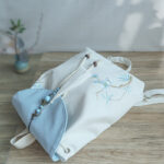 Buddha Stones Handmade Embroidered Large Capacity Canvas Backpack Backpack BS 45