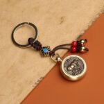 Buddha Stones 12 Chinese Zodiac Blessing Wealth Fortune Keychain Key Chain BS Pig