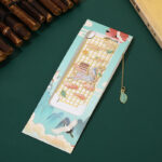 Buddha Stones Elk Koi Fish Crane Nine-Tailed Fox Metal Brass Hollow Bookmark Bookmarks BS Elk