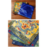 Buddha Stones Crane Phoenix Dragon Kirin Embroidered Cup Mat Pad Tea Cup Coaster Square Kung Fu Tea Mat Tea Mat BS 37