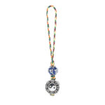 Buddha Stones Yin Yang Symbol Om Mani Padme Hum Bagua Copper Harmony Key Chain Key Chain BS 5