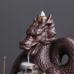 Buddha Stones Dragon Pattern Success Ceramic Incense Burner Decoration Incense Burner BS 4