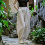 Buddha Stones Solid Color Loose Yoga Harem Pants With Pockets Harem Pants BS 9
