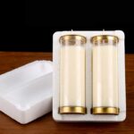 Buddha Stones Meditation Prayer Altar Candle Buddhist Temple Rituals Use Items Prayer Altar Candles BS 6