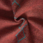 Buddha Stones Tibetan Shawl Striped Diamond Pattern Winter Warm Soft Scarf Tibetan Shawl BS 6