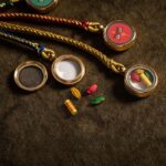 Buddha Stones Tibet Handmade Five God Of Wealth Thangka Protection Wall Car Hanging Decoration Car Hanging Decoration BS 16