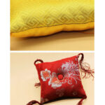 Buddha Stones Tibetan Singing Bowl Cushion Decoration with Tassel Decoration Decorations BS 7