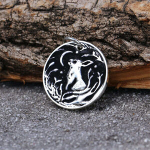 Year of the Rabbit Carving Bunny Hares Happiness Necklace Pendant (Extra 40% Off | USE CODE: FS40) Necklaces & Pendants BS main