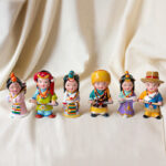 Buddha Stones Hand Painted Tibetan Figures Creative Home Office Car Decoration Ornament Desk Decoration BS 24