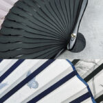 Buddha Stones Vintage Bamboo Peony Butterfly Lotus Handheld Silk Folding Fan With Bamboo Frames Folding Fan BS 9
