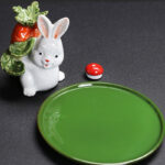 Year of the Rabbit Carrot Mushrooms Rabbit Ceramic Bunny Blessing Incense Burner (Extra 30% Off | USE CODE: FS30) Incense Burner BS 3