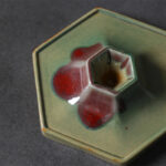 Buddha Stones Hexagon Design Ceramic Tea Coffee Mug Coffee Cup With Base 170ml Coffee Mug BS 6
