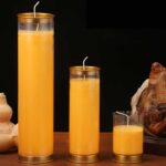 Buddha Stones Meditation Prayer Altar Candle Buddhist Temple Rituals Use Items Prayer Altar Candles BS 15