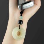 Buddha Stones PiXiu Jade Peace Buckle Abundance Wealth Key Chain Key Chain BS 2