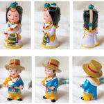Buddha Stones Hand Painted Tibetan Figures Creative Home Office Car Decoration Ornament Desk Decoration BS 20