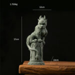 Buddha Stones Feng Shui Standing Sitting Dragon Success Luck Home Decoration Decorations BS 11