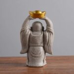 Buddha Stones Laughing Buddha Resin Statue Blessing Home Decoration Decorations BS 4