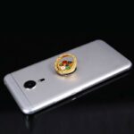 Buddha Stones Tibetan Om Mani Padme Hum Peace Phone Ring Bracket Universal Phone Holder Decorations Decorations BS 11