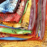 Buddha Stones Tibetan 5 Colors Windhorse Blessing Dragon Pattern Outdoor 20 Pcs Prayer Flag Decoration Decorations buddhastoneshop 2