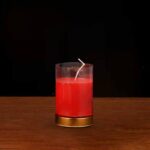 Meditation Prayer Altar Candle Buddhist Temple Rituals Use Items (Extra 30% Off | USE CODE: FS30) Prayer Altar Candles BS Red Small (1 Day)