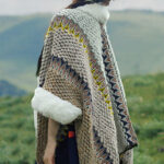Buddha Stones Tibetan Multicolored Striped Shawl Winter Cozy Travel Scarf Wrap Tibetan Shawl BS 59