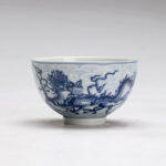 Buddha Stones Blue Dragon Design Ceramic Teacup Kung Fu Tea Cups Cup BS 3